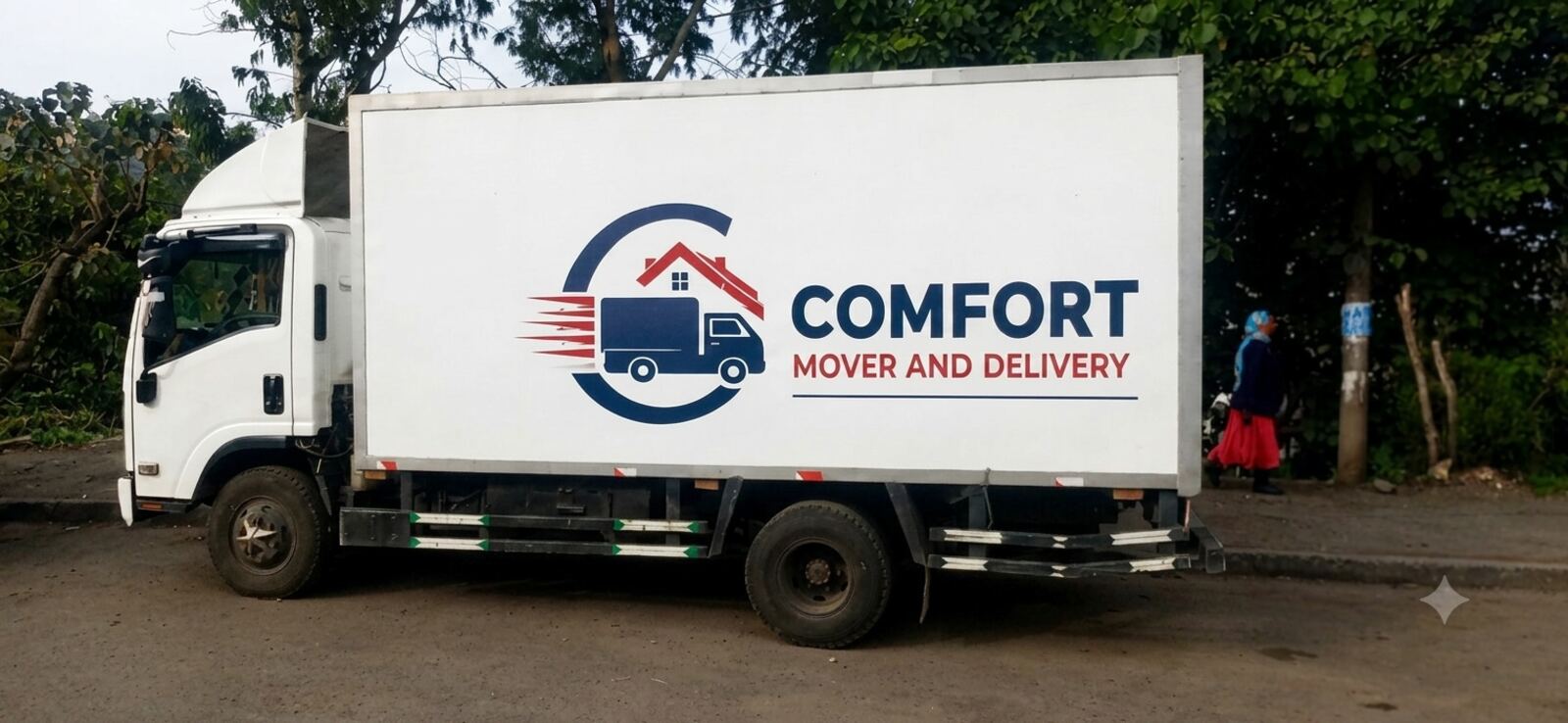 Comfort Mover and Delivery truck ready to load